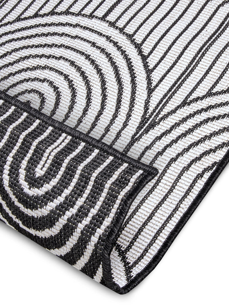 Hanse Home Flatweave Vändbar inom- och utomhusmatta Pangli svart