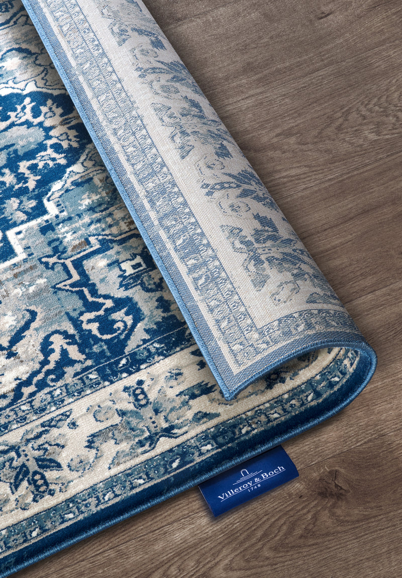 Villeroy & Boch 1869 Kortluggsmatta Jehanne blå creme