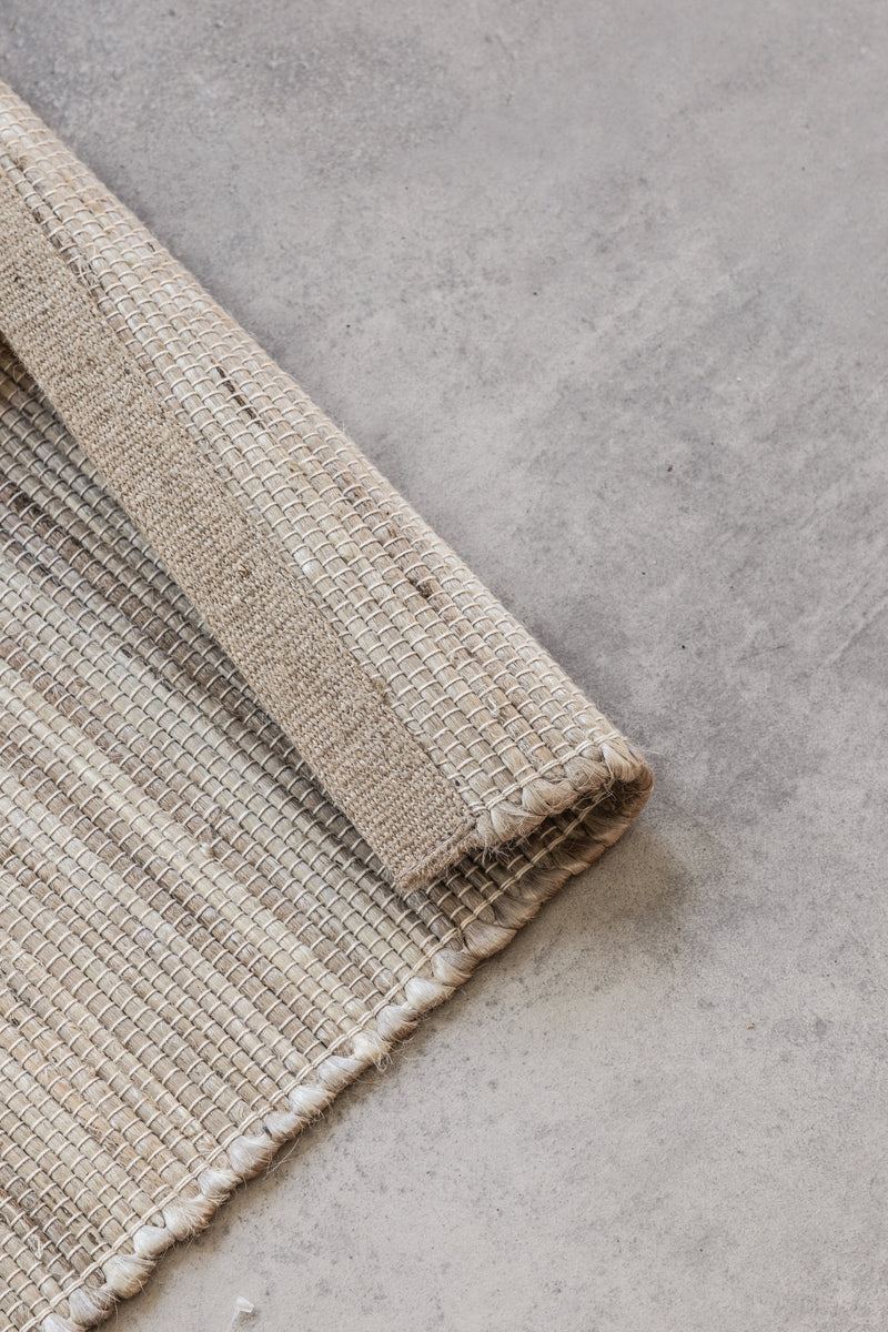 Hanse Home Handloom 1.0 Jutematta Dhaka natur grå brun