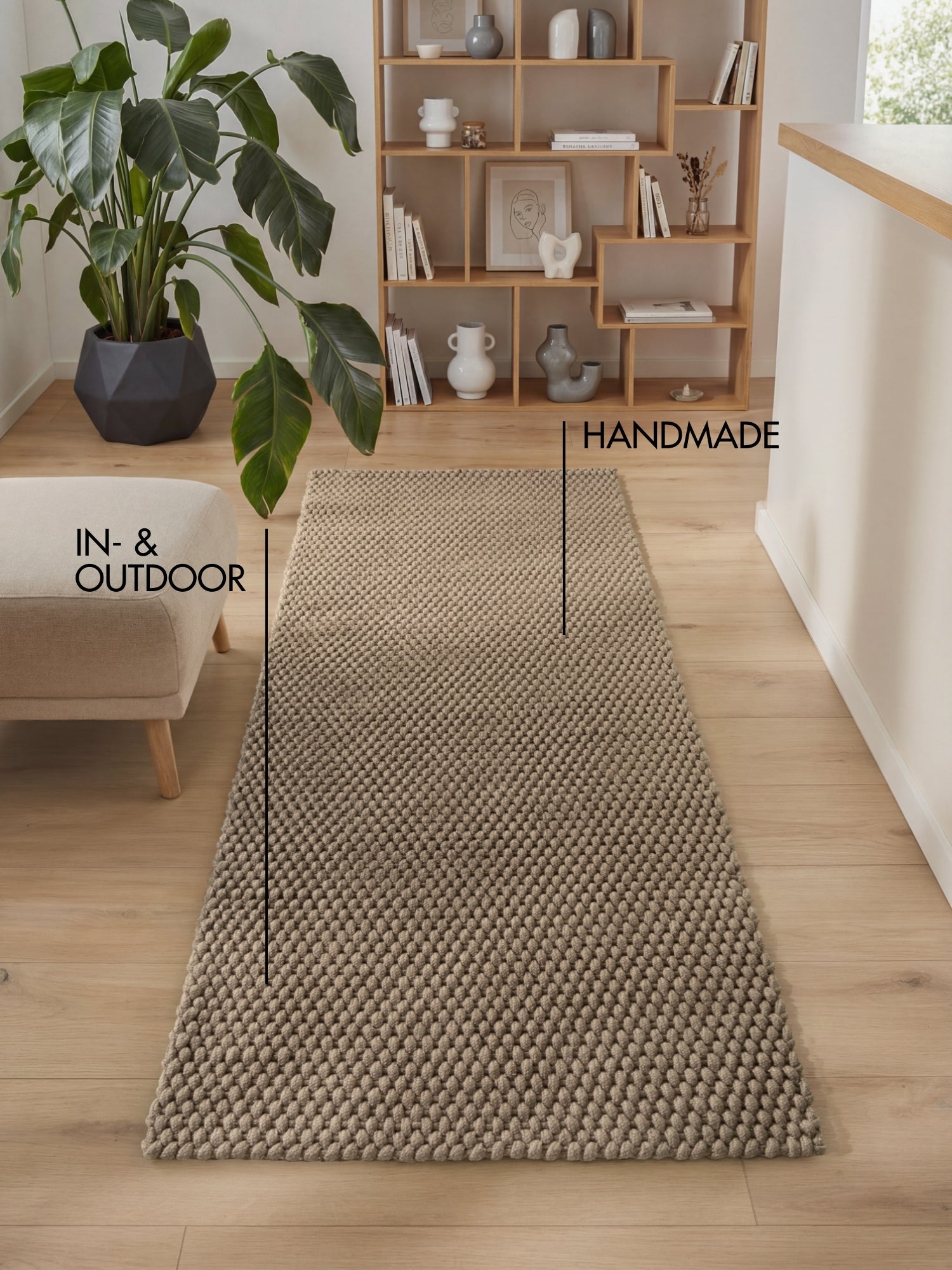 Rope beige grå