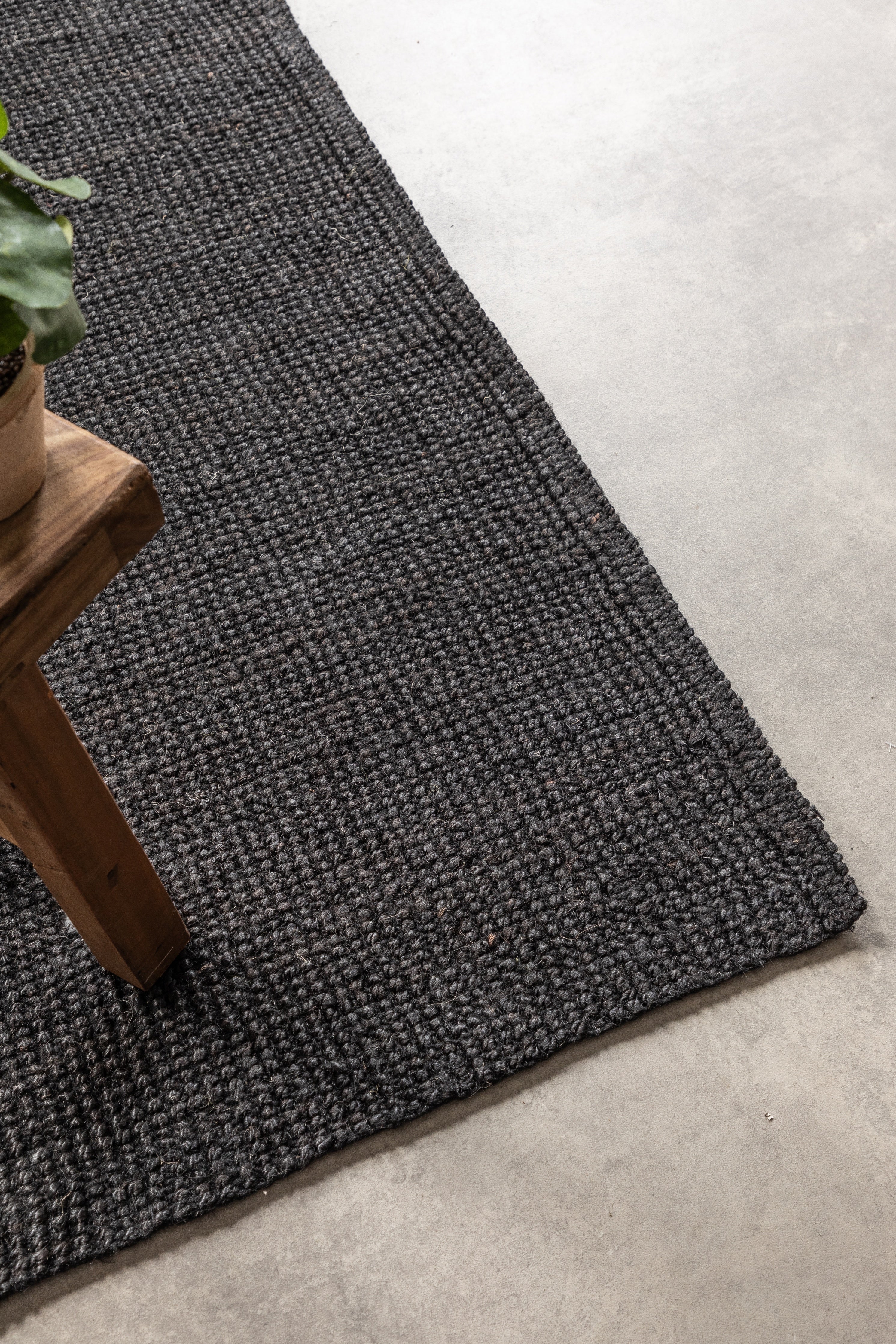 Hanse Home Bouclé-jutematta Jaipur djupsvart