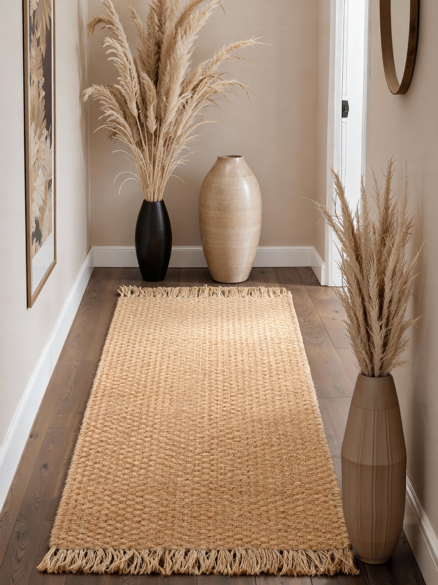 Hanse Home Handloom 1.0 Jutematta Fjord natur guld