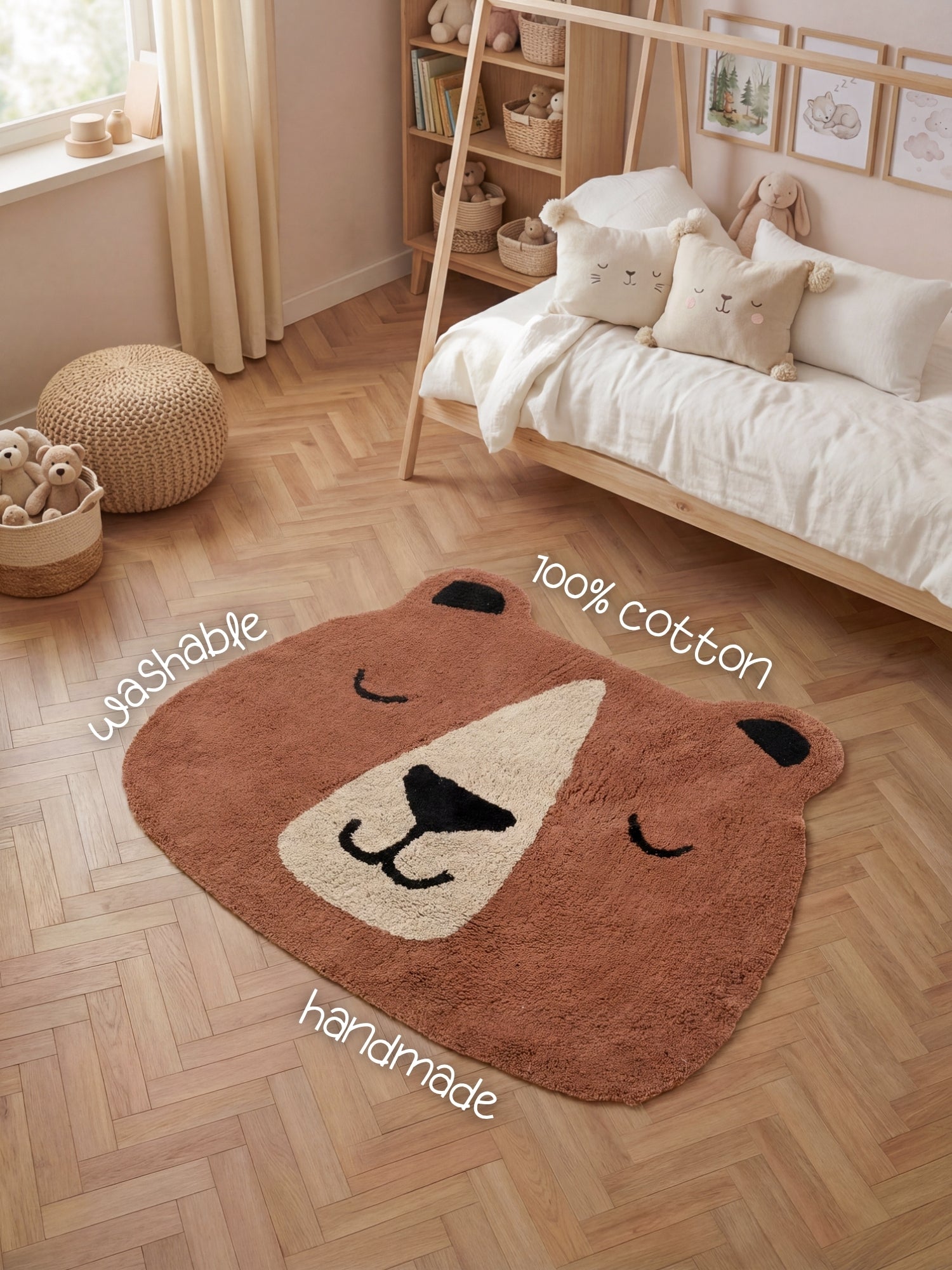 Hanse Home Snuggle Barnmatta Benni Brown