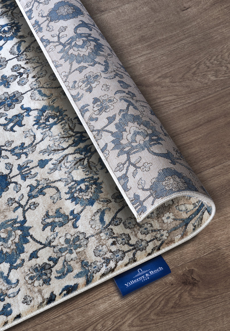 Villeroy & Boch 1869 Kortluggsmatta Ernest creme blå