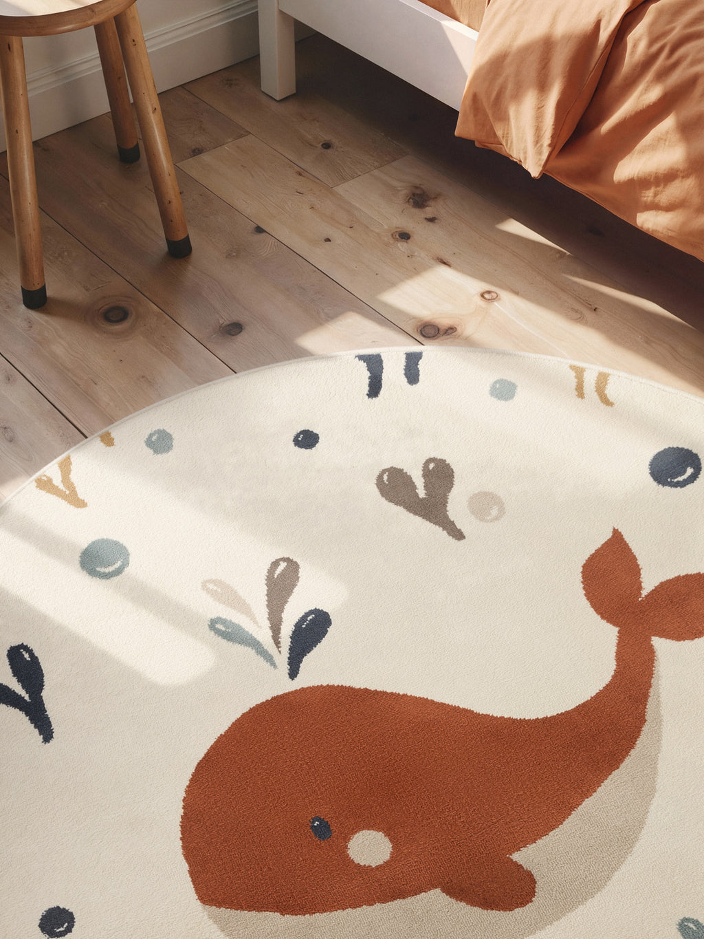 Hanse Home Adventures Barnmatta Moby creme flerfärgad