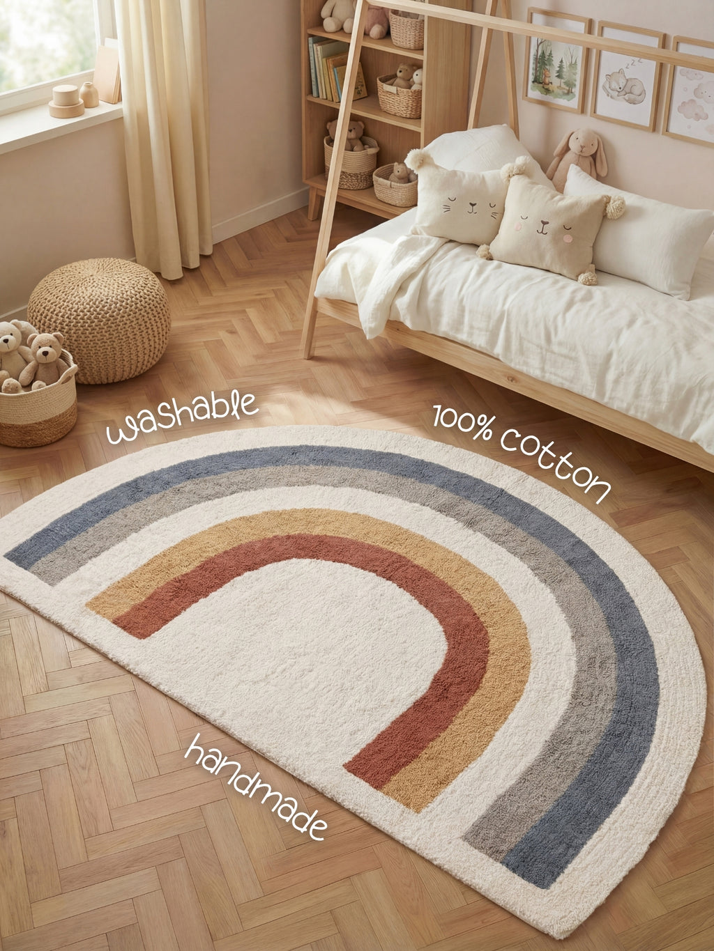 Hanse Home Snuggle Barnmatta Riva creme flerfärgad