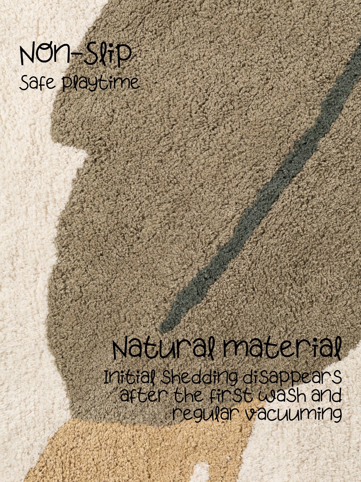 Hanse Home Snuggle Barnmatta Rio creme flerfärgad