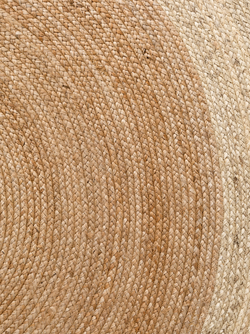 Hanse Home Looma Jutematta rund Looma natur guld elfenben