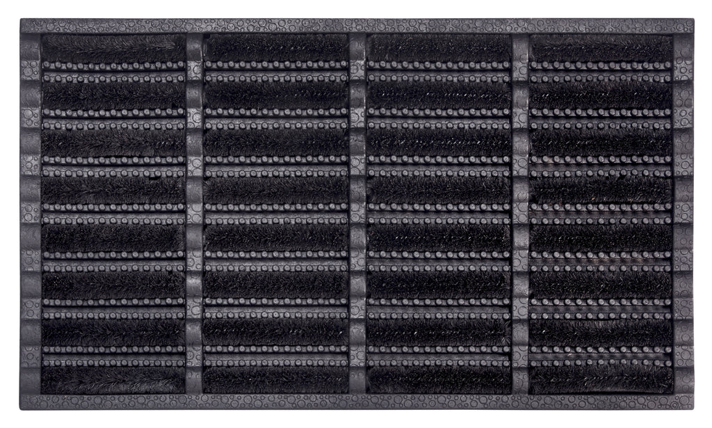 Hanse Home Mix Mats Dörrmatta Rubber-Cocos Brushes svart