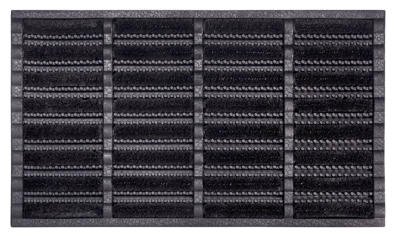 Hanse Home Mix Mats Dörrmatta Rubber-Cocos Brushes svart