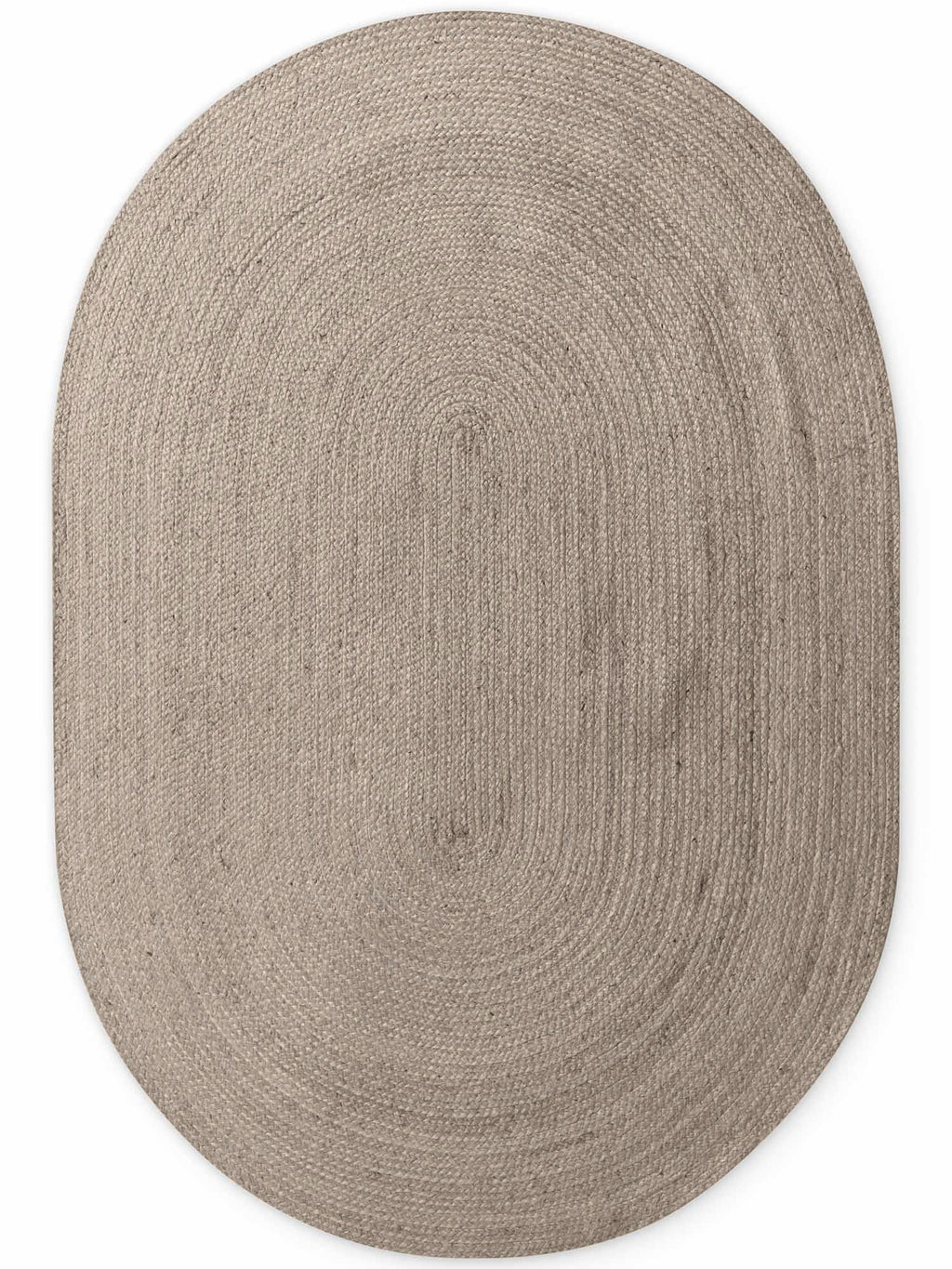 Hanse Home Jute Braided Jutematta oval Rangpur natur grå brun
