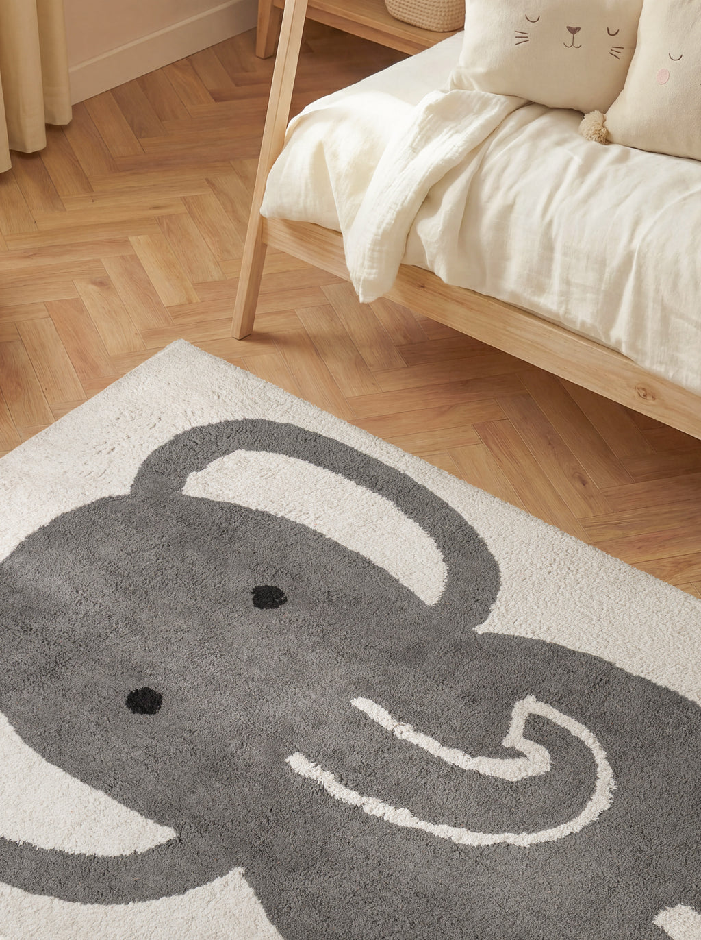 Hanse Home Snuggle Barnmatta Emil creme grå