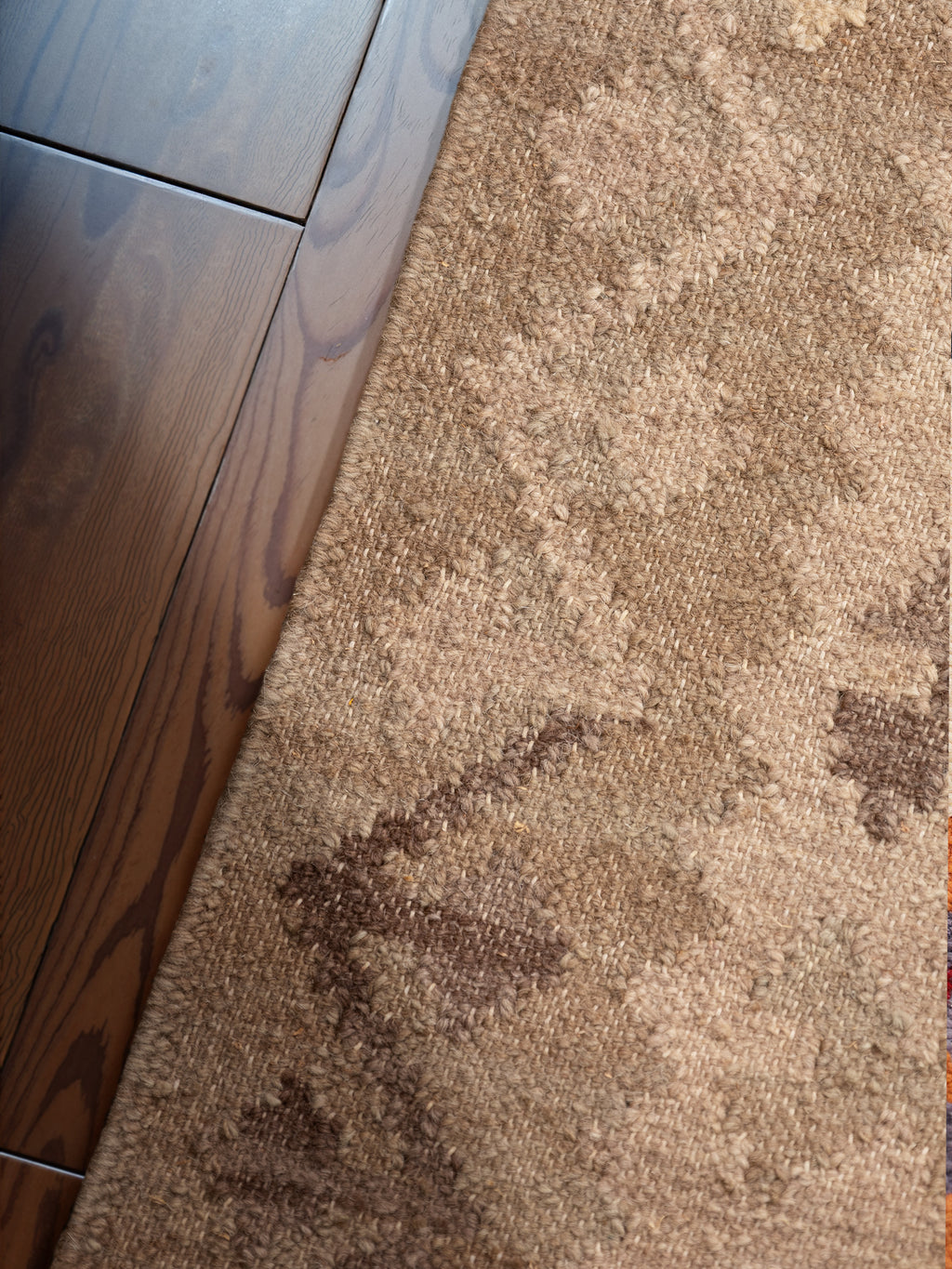 Hanse Home Kamal Afghansk kelimmatta Dune beige ljusblå