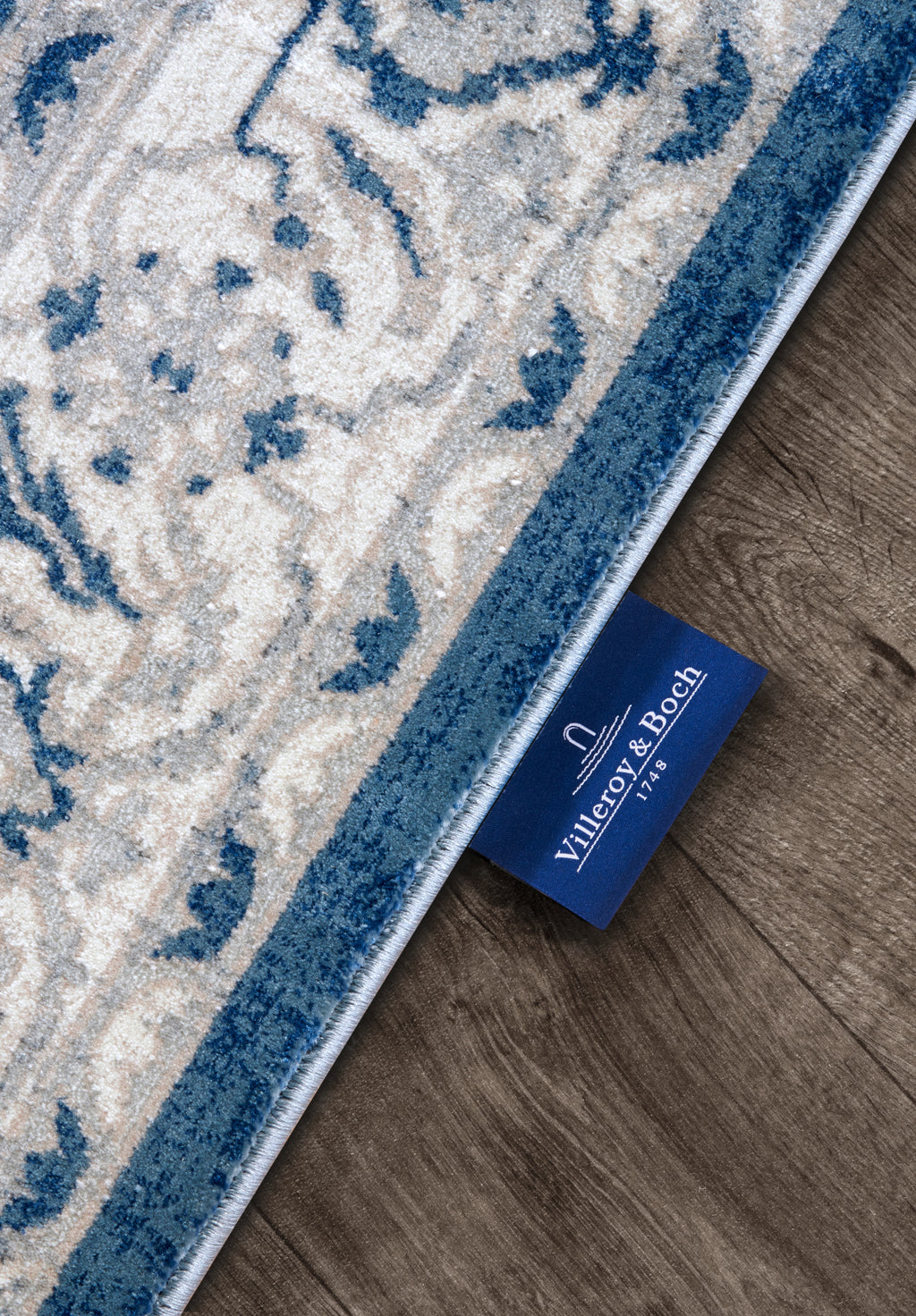 Villeroy & Boch 1869 Kortluggsmatta Gabrielle creme blå
