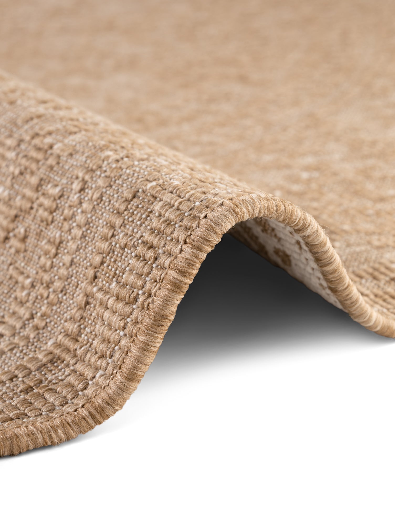 Hanse Home Duet Vändbar inom- och utomhusmatta Kona Jute vit