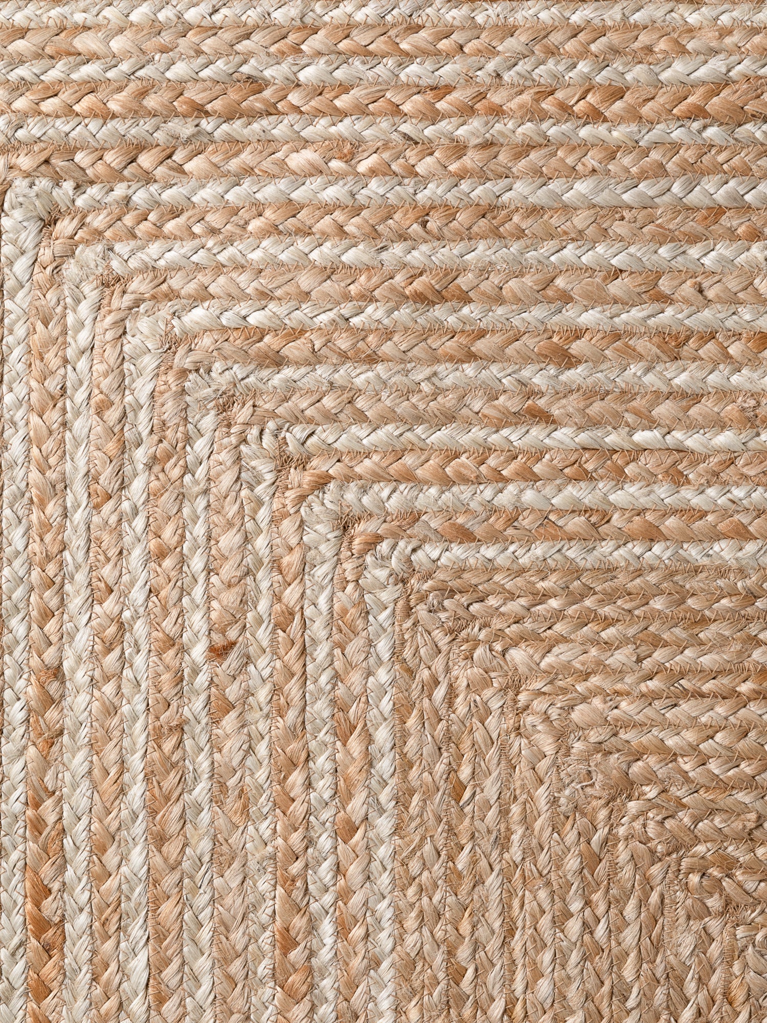 Hanse Home Juno Jutematta Juno Line natur vit guld