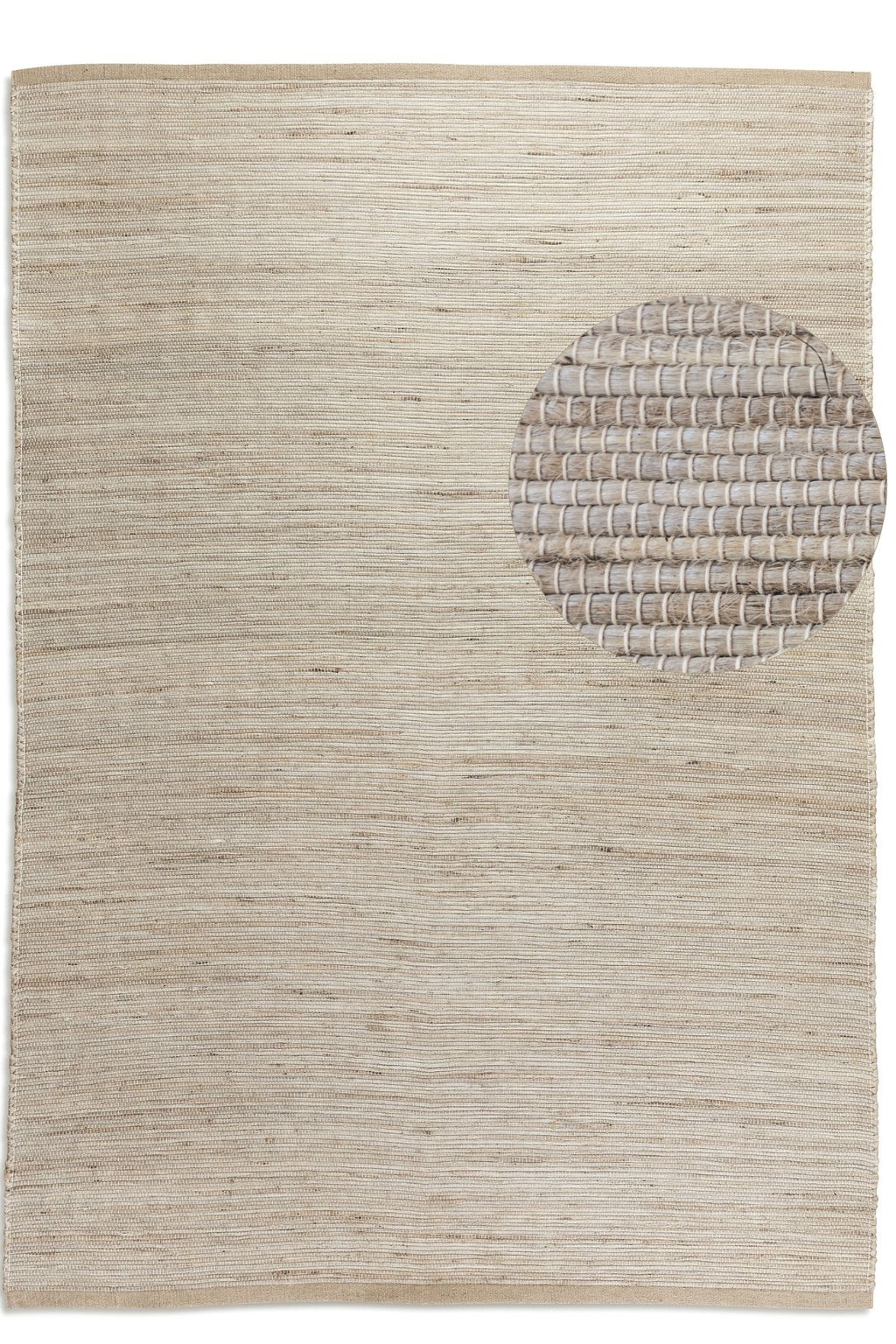Hanse Home Handloom 1.0 Jutematta Dhaka natur grå brun