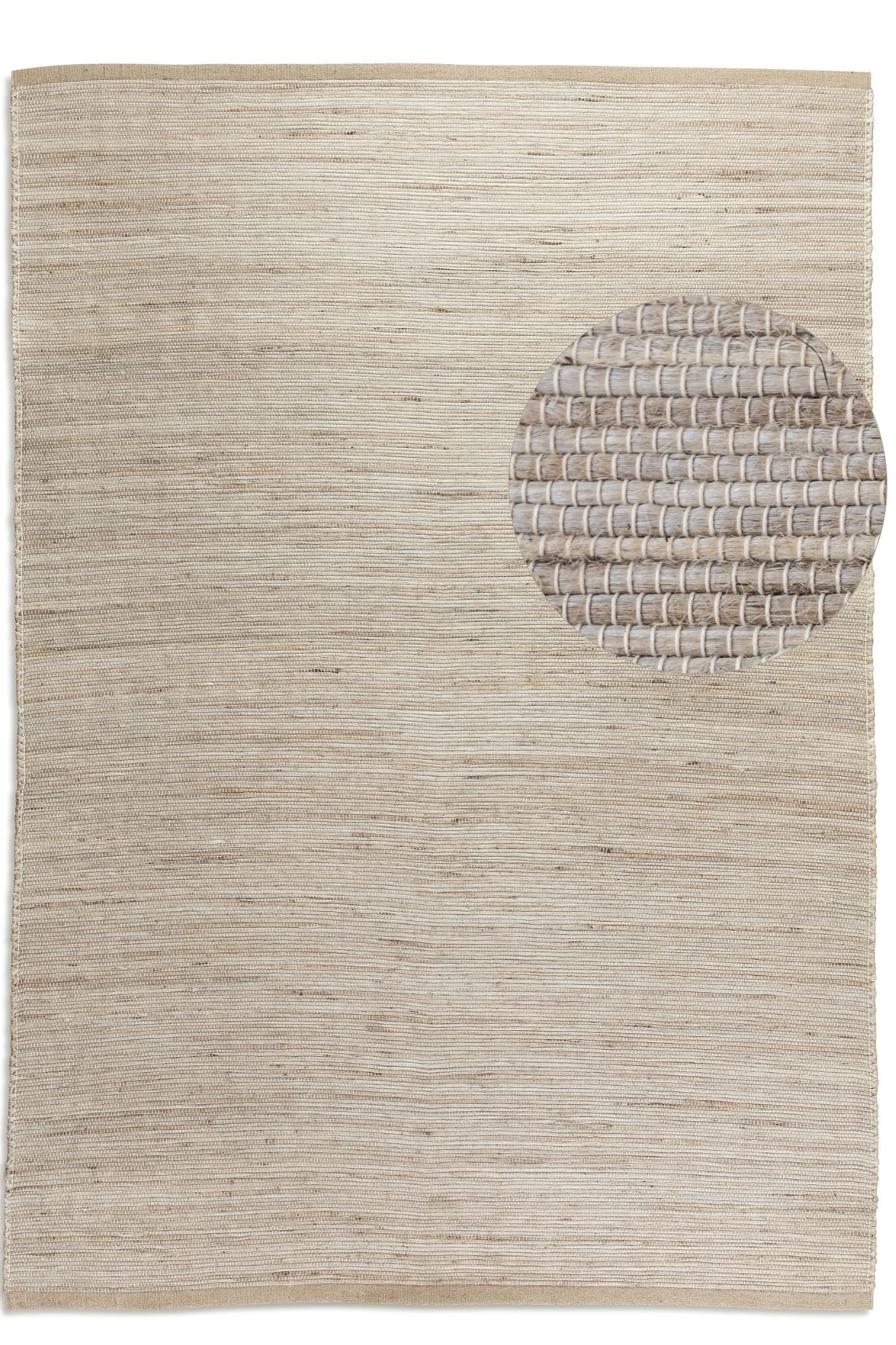 Hanse Home Handloom 1.0 Jutematta Dhaka natur grå brun