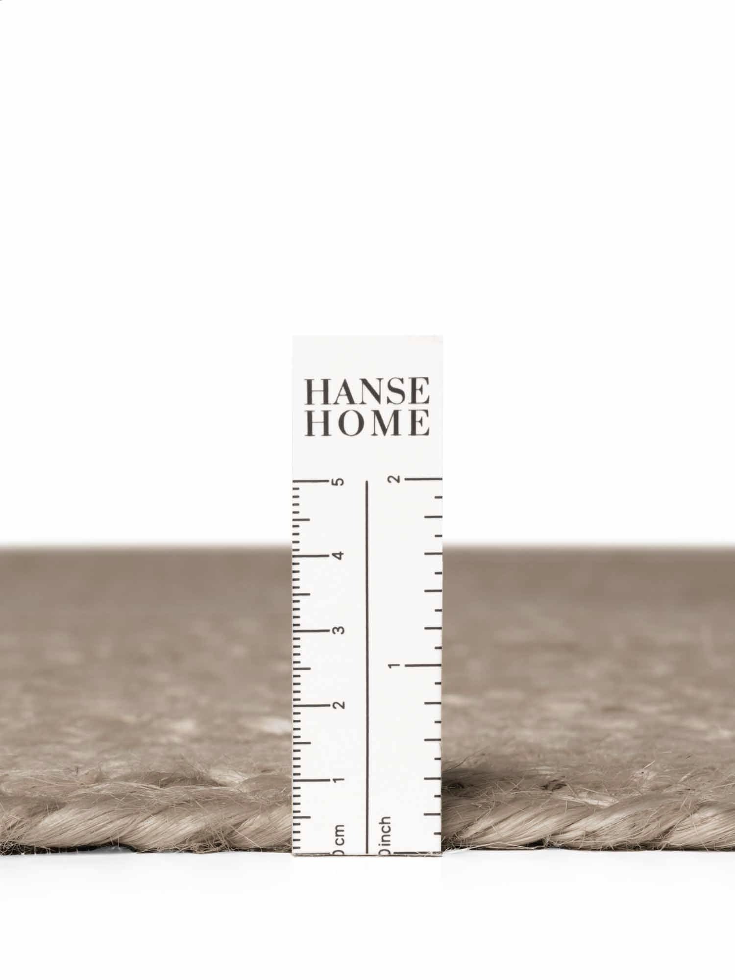 Hanse Home Jute Braided Jutematta oval Rangpur natur grå brun