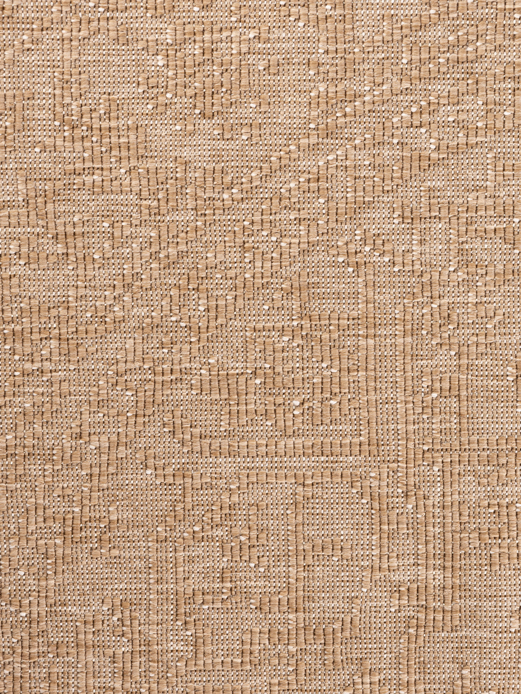 Hanse Home Duet Vändbar inom- och utomhusmatta rund Kona Jute vit