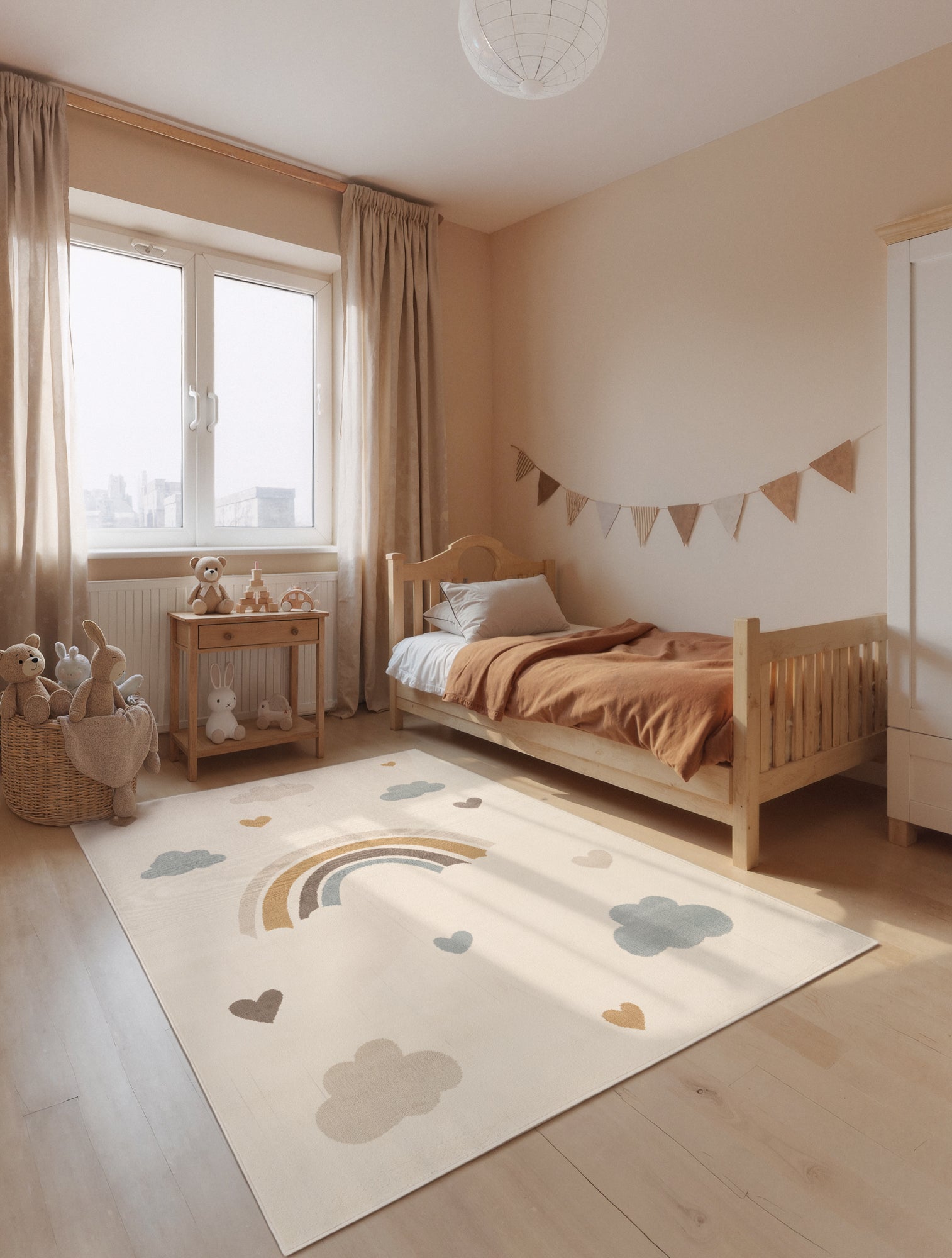 Hanse Home Adventures Barnmatta Skyla creme flerfärgad