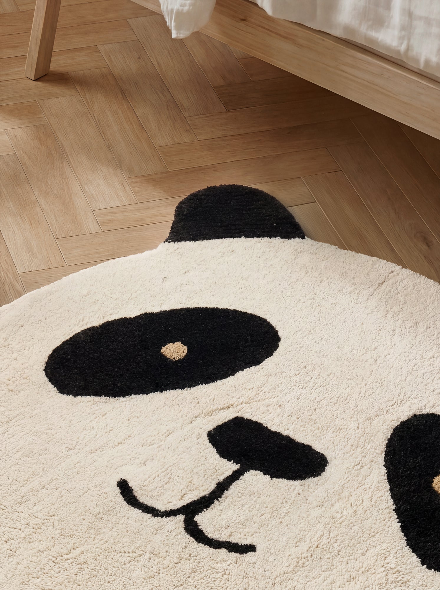 Hanse Home Snuggle Barnmatta Patsy creme svart