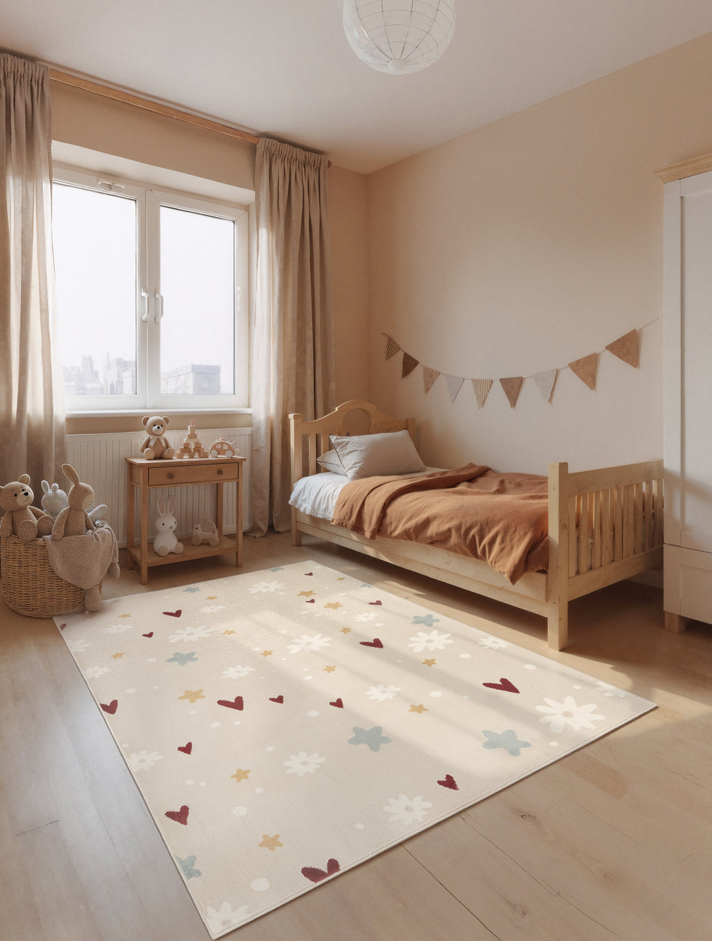 Hanse Home Adventures Barnmatta Amori beige flerfärgad