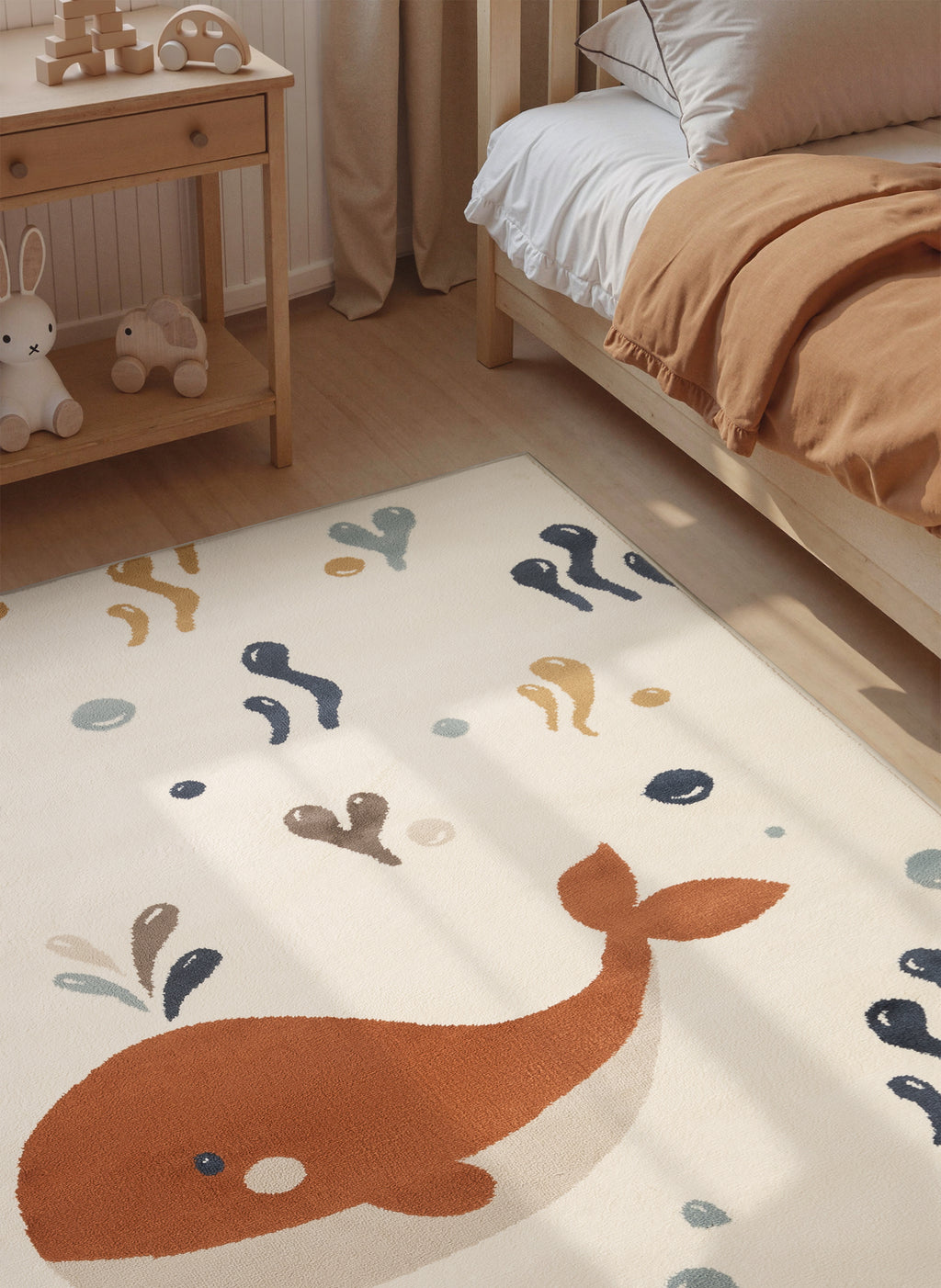 Hanse Home Adventures Barnmatta Moby creme flerfärgad