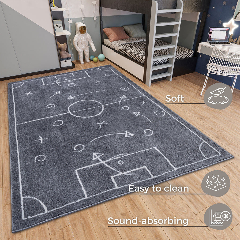 Hanse Home Adventures Barnmatta Gameplan mörkgrå