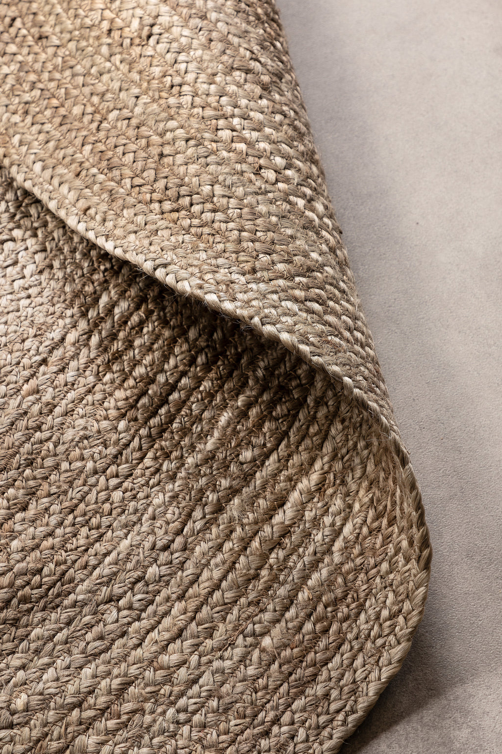 Hanse Home Jute Braided Jutematta rund Rangpur natur grå brun