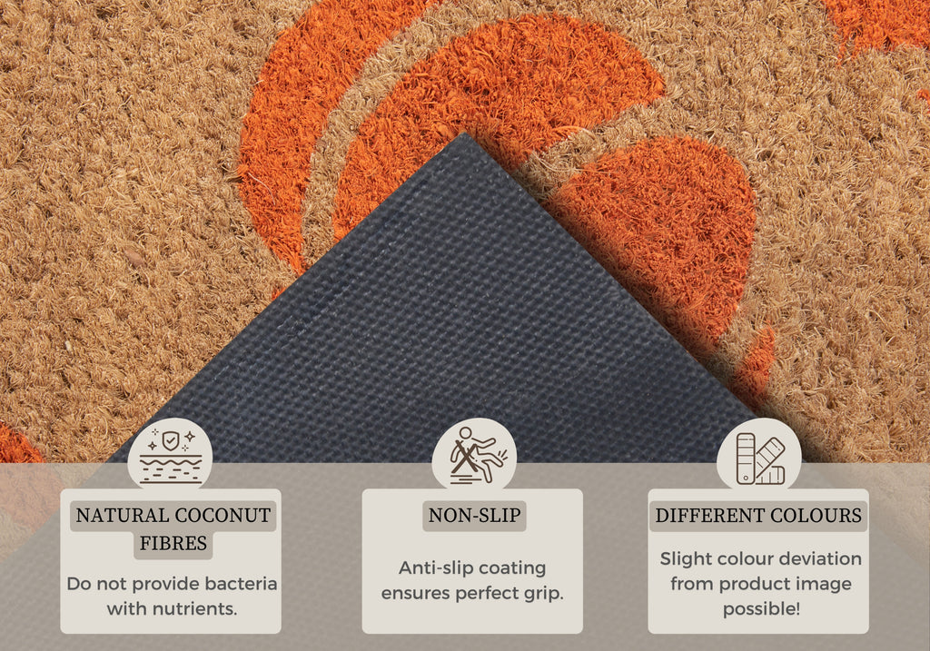 Hanse Home Mix Mats Dörrmatta kokos Orange Pumpkins