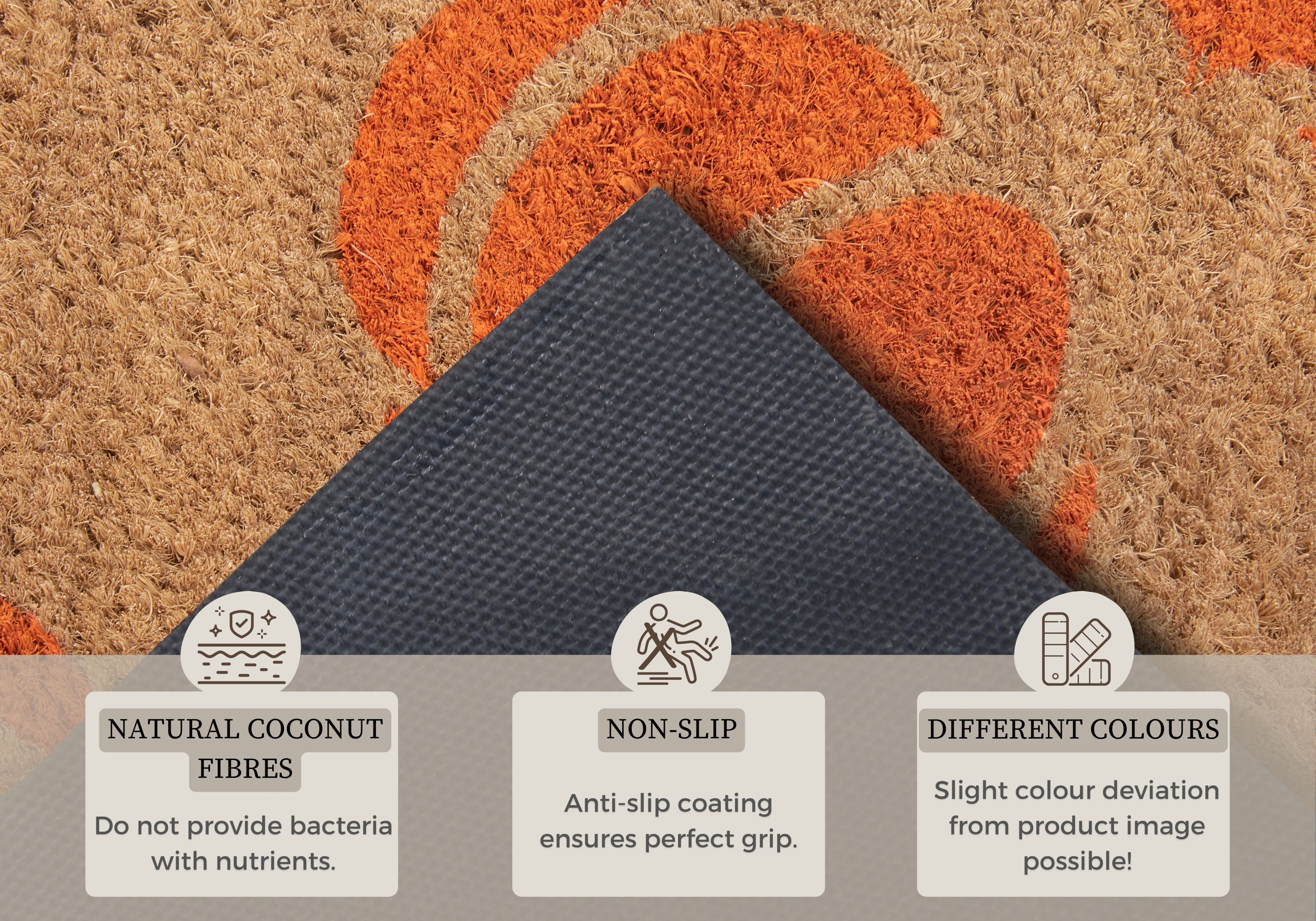 Hanse Home Mix Mats Dörrmatta kokos Orange Pumpkins