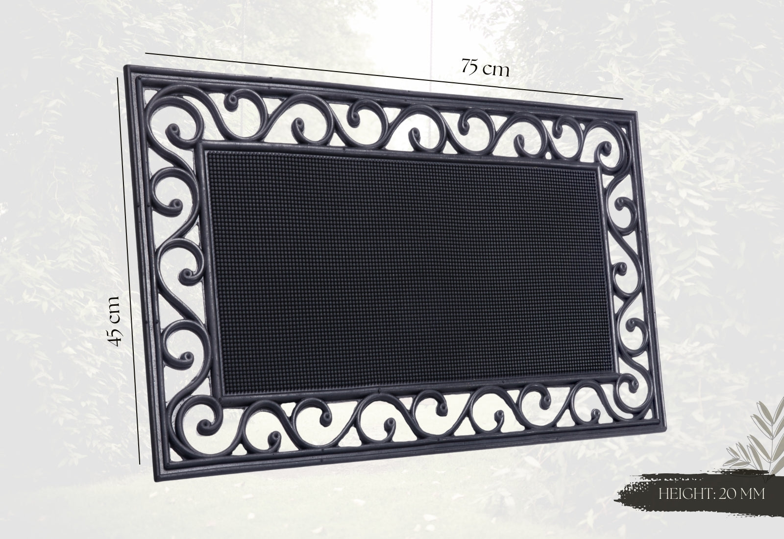 Hanse Home Mix Mats Dörrmatta Cast Iron Design Rubber Center