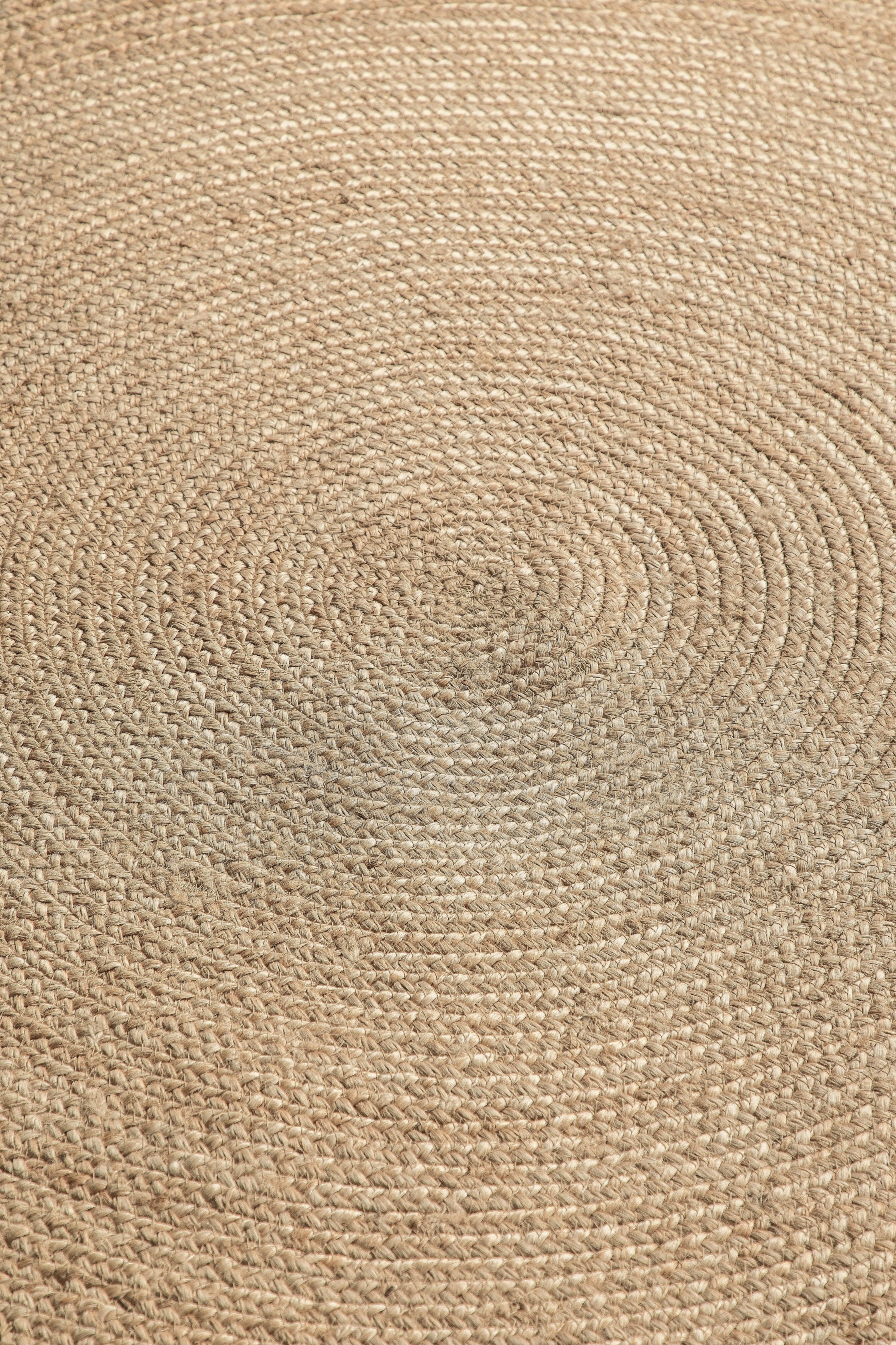 Hanse Home Jute Braided Jutematta rund Rangpur natur guld