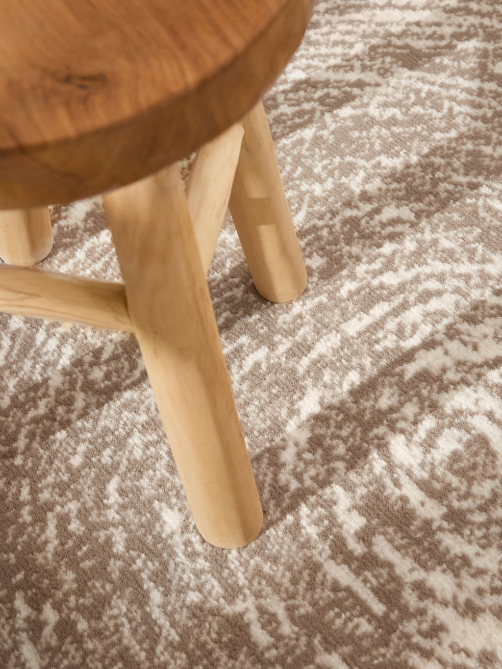Hanse Home Gloria Kortluggsmatta rund Cavallo creme beige