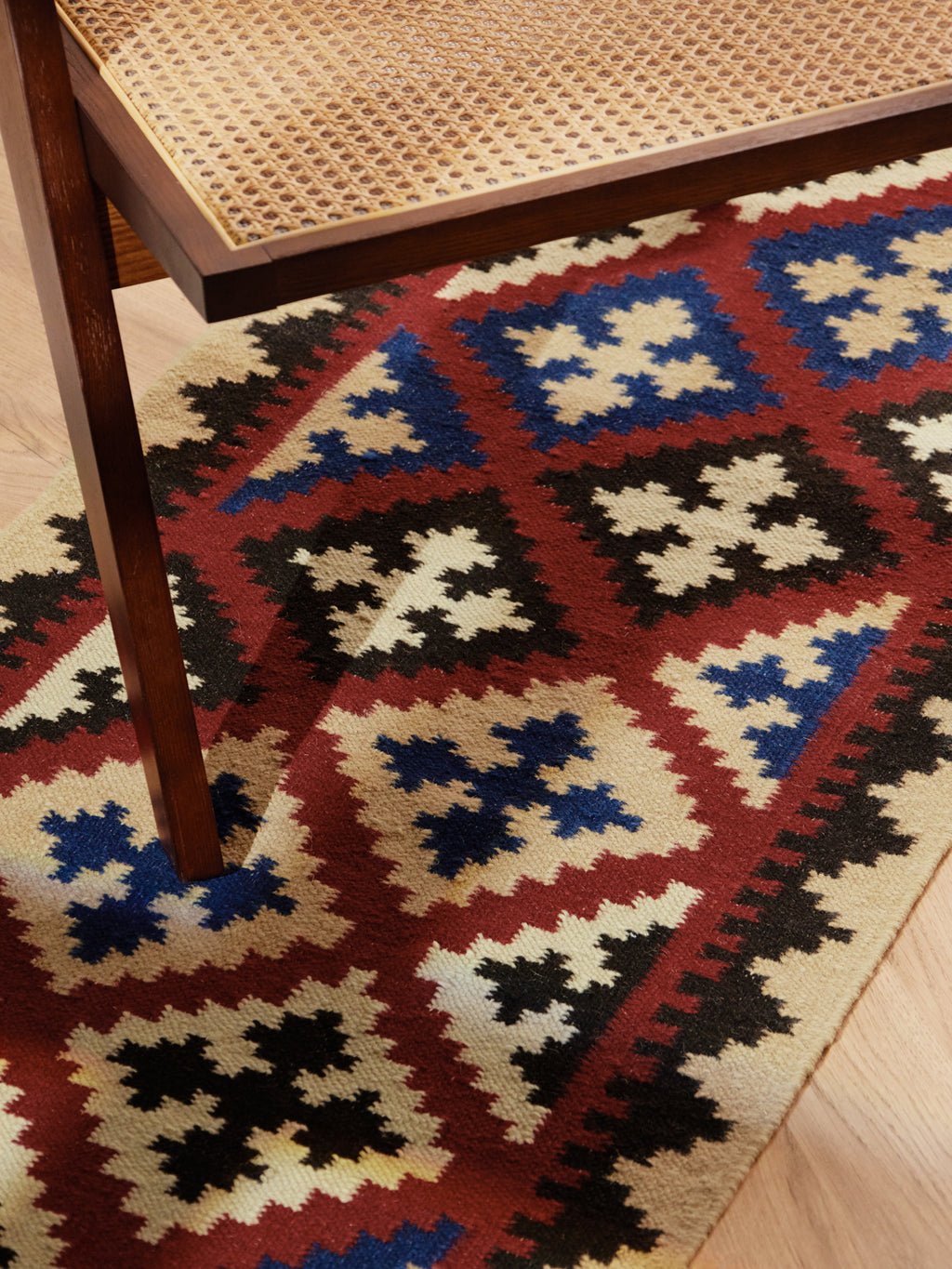 Hanse Home Kamal Afghansk kelimmatta Rami creme flerfärgad