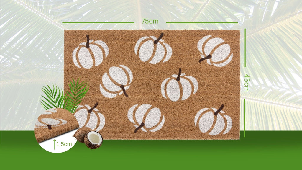 Hanse Home Mix Mats Dörrmatta kokos vit Pumpkins