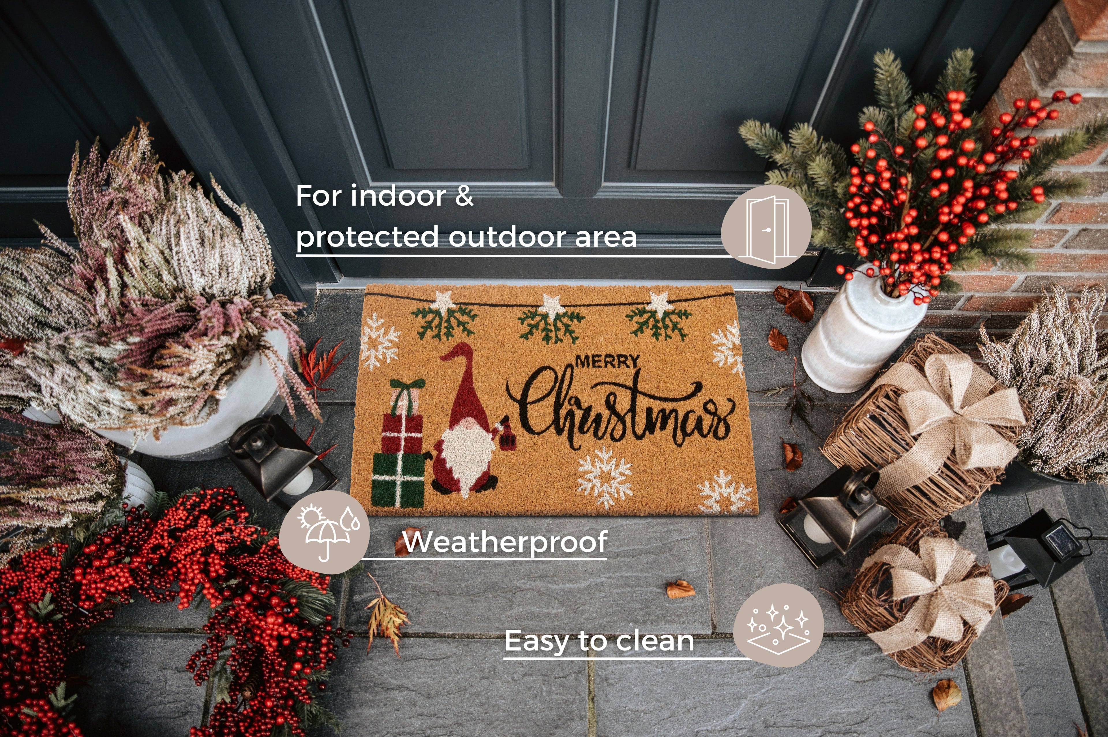 Hanse Home Mix Mats Dörrmatta kokos Merry Christmas Gifts