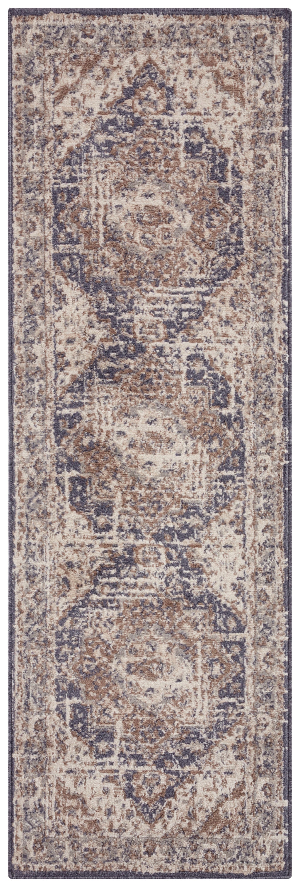 Hanse Home Terrain Designerkortluggsmatta Sand creme blå