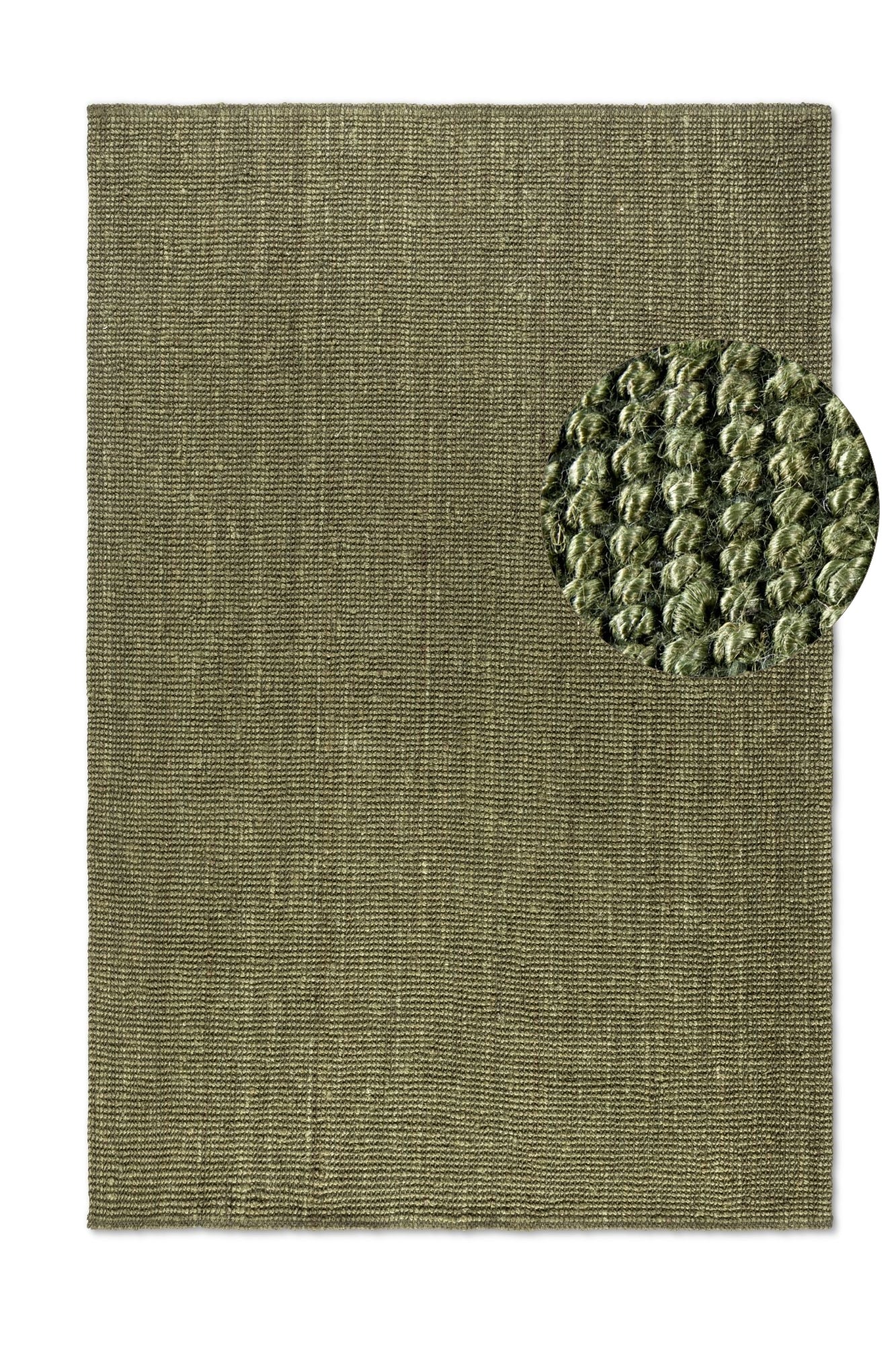 Hanse Home Bouclé-jutematta Jaipur djungelgrön