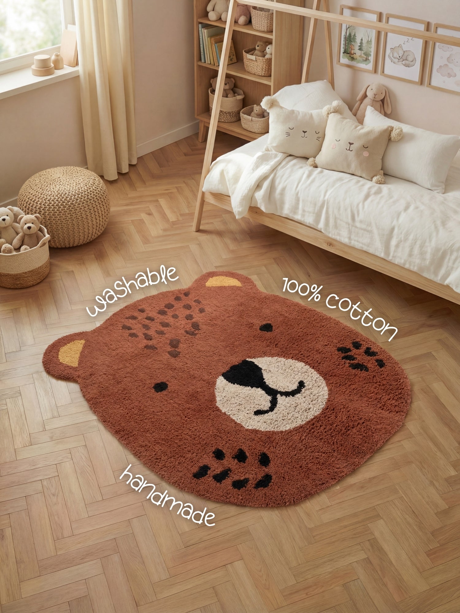 Hanse Home Snuggle Barnmatta Berry brun flerfärgad