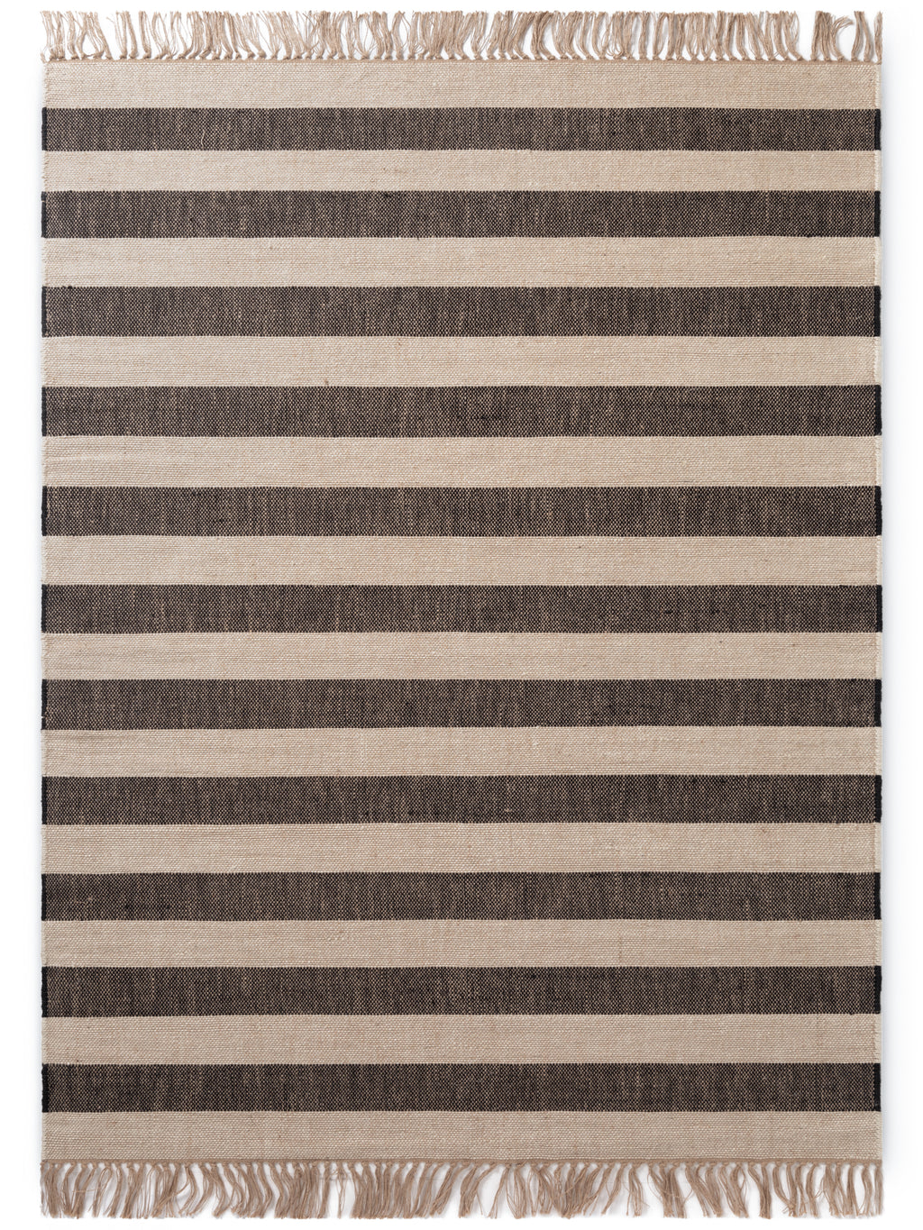Hanse Home Handloom 1.0 Jutematta Playa natur vit svart