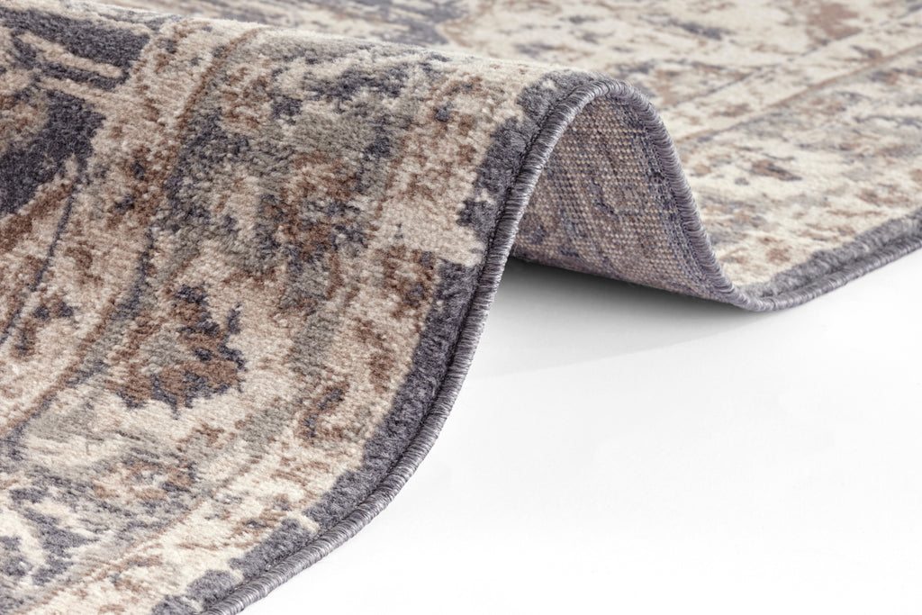Hanse Home Terrain Designerkortluggsmatta Sand creme blå