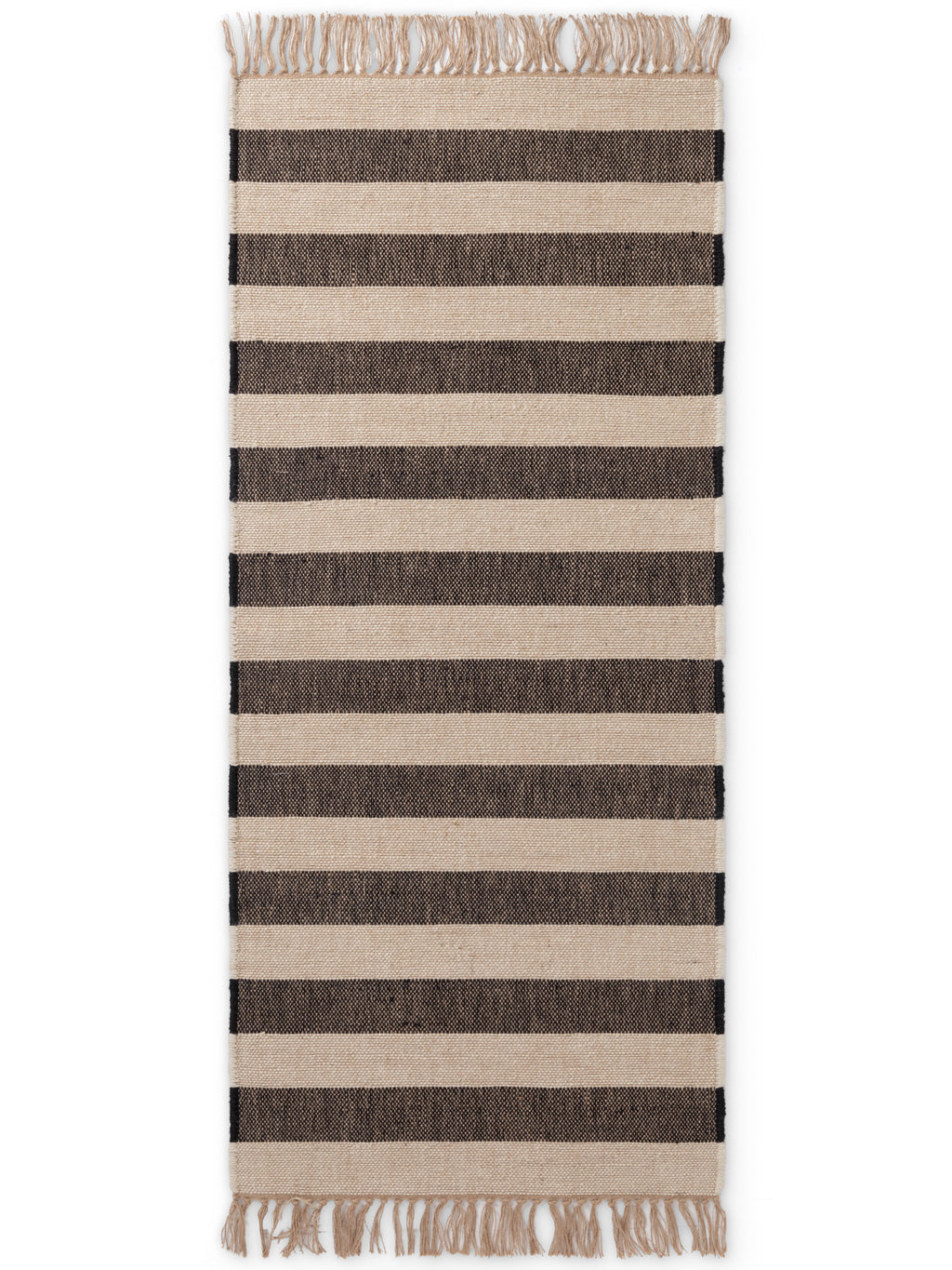 Hanse Home Handloom 1.0 Jutematta Playa natur vit svart