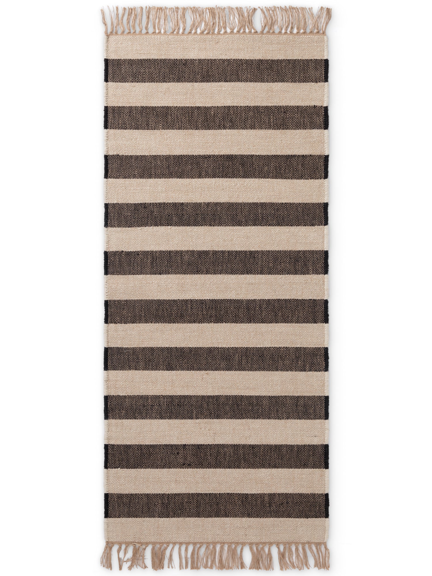 Hanse Home Handloom 1.0 Jutematta Playa natur vit svart
