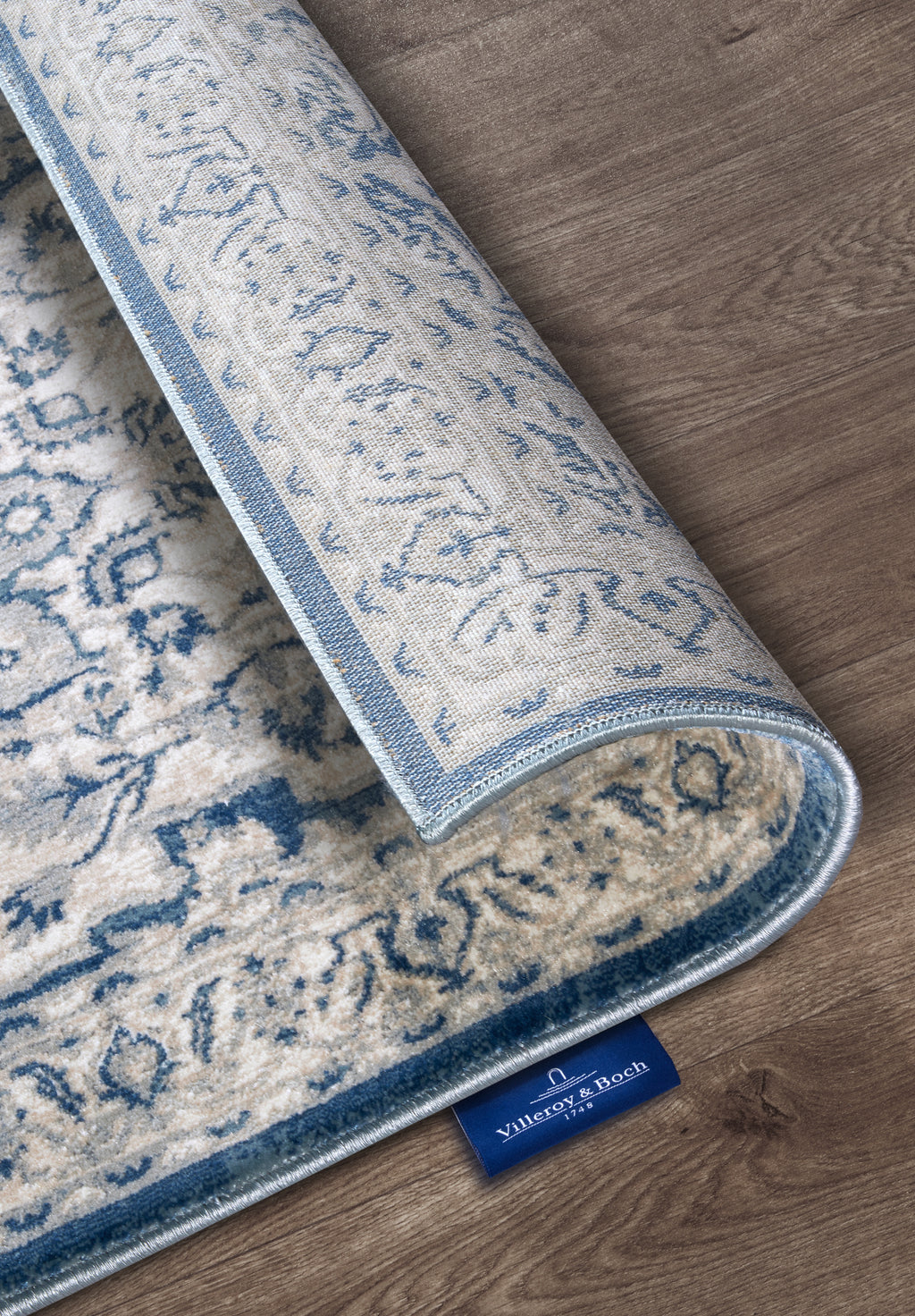 Villeroy & Boch 1869 Kortluggsmatta Gabrielle creme blå