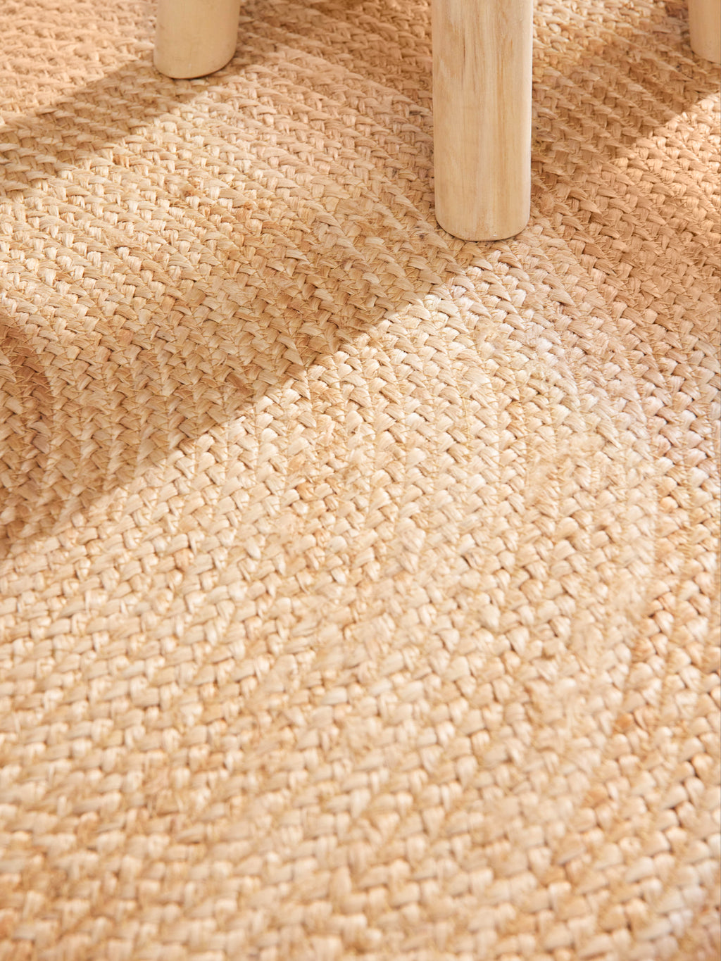 Hanse Home Looma Jutematta rund Looma natur elfenben guld