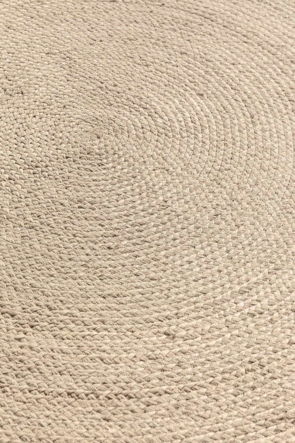 Hanse Home Jute Braided Jutematta rund Rangpur natur elfenben