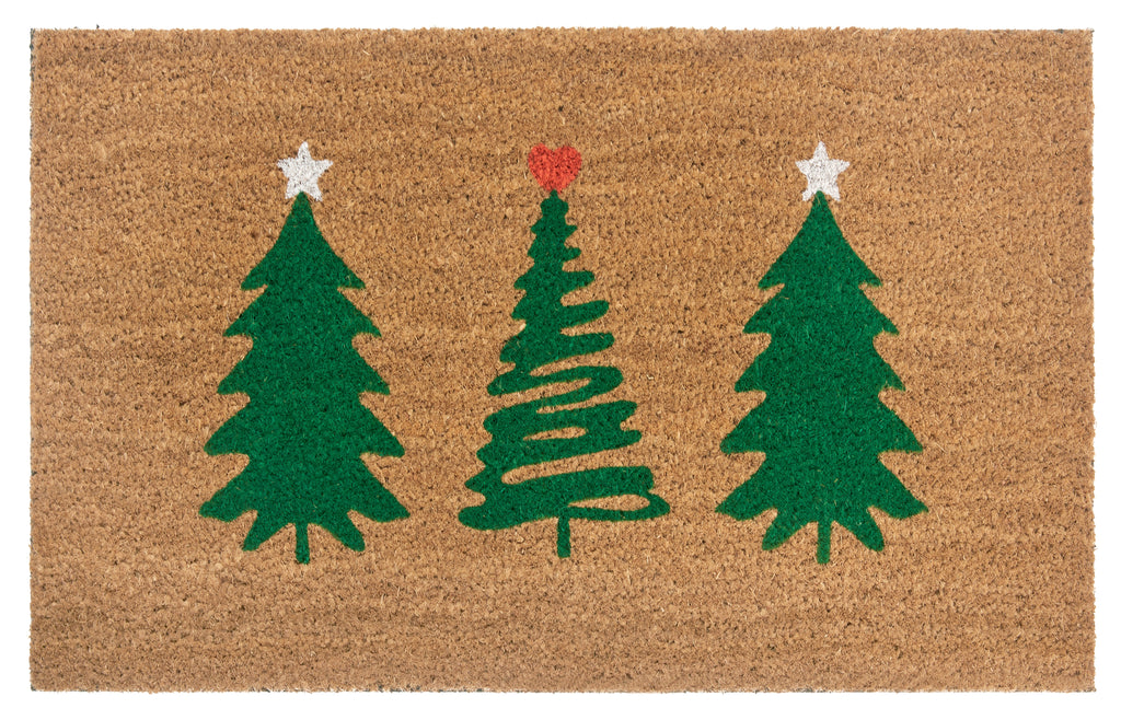 Hanse Home Mix Mats Dörrmatta kokos Decorated Pine Trees