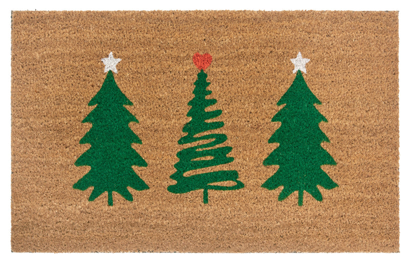 Hanse Home Mix Mats Dörrmatta kokos Decorated Pine Trees